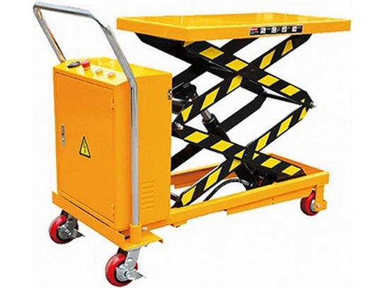 雙剪式電動(dòng)平臺(tái)車